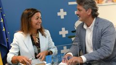 Reuni�n del alcalde de Ortigueira con la conselleira do Mar, el lunes en Santiago