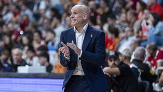 Carles Marco, durante el duelo ante el UCAM Murcia.