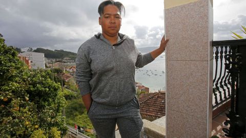 Alexandra Arteaga, que trata de subsistir en Pontevedra tras marcharse de Venezuela.