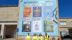 Montaje del escenario del Festival Mar e son