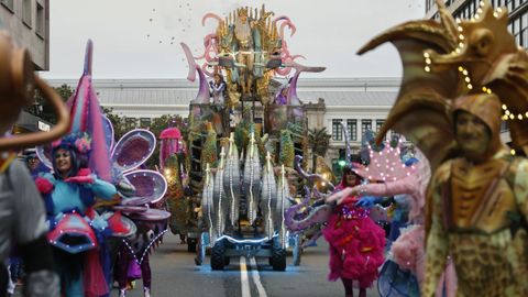 En A Coru�a ganaron en tres categor�as: carrozas, vestuario y coreograf�a