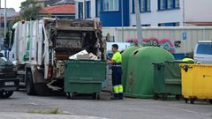 Recogida de basura en A Pobra 