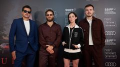 De izquierda a derecha: Kike Mallo, lvaro Cervantes, Elena Rivera y Alejandro Pereira, en la presentacin de la cinta en el Festival Internacional de Cine de San Sebastin