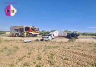 Imagen delos dos vehculos accidentados en la provincia de Cuenca.