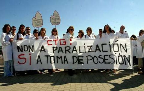 En la imagen, de archivo, una de las primeras movilizaciones en octubre del 2005.