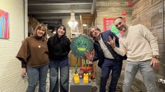 Mar�a Mag�n, Natasha Lelenco, Suso Alonso y Vicente Mu�iz