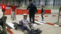 Hubo alguna salida de pista pero que se solvent� sin problemas.