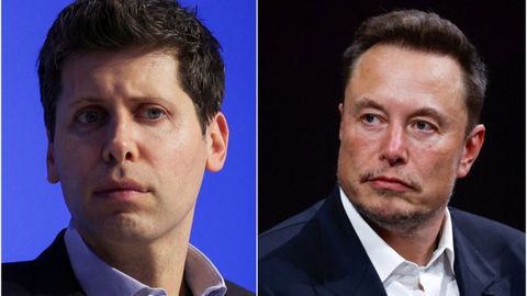 Sam Altman, CEO de OpenAI, y Elon Musk