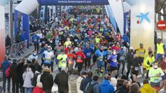 La salida se realiz� en tres tandas para evitar aglomeraciones