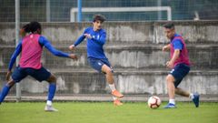 Entrenamiento del Oviedo en El Requex�n
