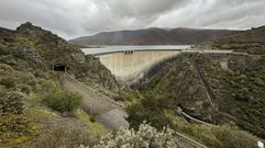 Presa de As Portas, en la que se ubica la central hidroelctrica de Conso