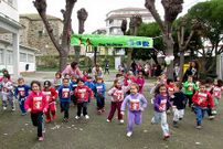 Una de las salidas de los escolares en el centro O Areal.