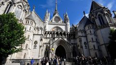 Edificio donde se dirime el pleito, en la sala Mercantil de la Corte Suprema de Inglaterra y Gales