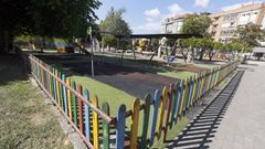 Parque de A Xunqueira, no centro de Vilagarc�a.