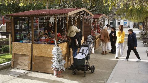 Uno de los puestos del Nadalmente Lucense