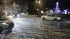 Granizada en Cuatro Caminos