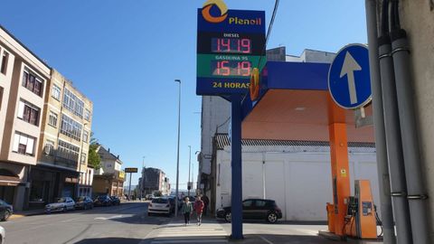 Gasolinera en Vilalba, en la calle Campo de Puente