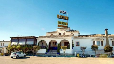 Imagen del hostal en el que pudieron refugiarse los turistas franceses mientras llegaban las fuerzas de seguridad
