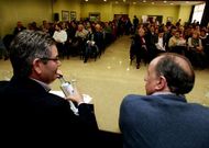 Santos H�ctor y Louro, el pasado 1 de diciembre, en el �nico comit� provincial celebrado.