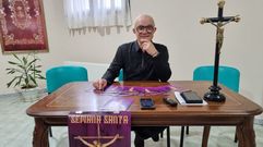 El p�rroco, Jes�s �lvarez, present� el programa de Semana Santa.