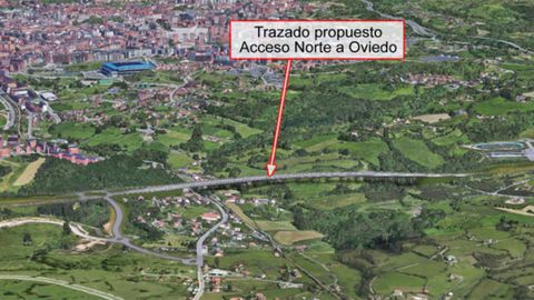 Impacto de la alternativa 1 y 2 de la ronda norte en Les Maces