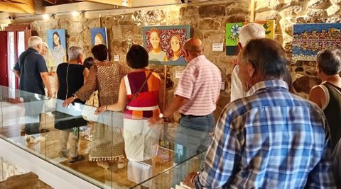 Un momento de la jornada inaugural de la exposición