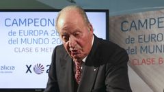 Juan Carlos I, en una imagen del 2018 en el Gais de Santiago