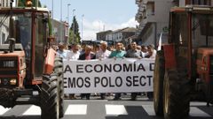 La movilizaci�n ganadera de Chantada, en im�genes
