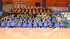 Visita de Efrn Castro ao Burela FS