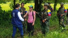 Liberacin de un secuestrado en poder de disidentes de las FARC el pasado agosto