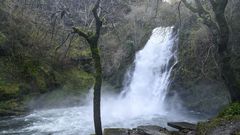 La cascada de Vieiros es uno de los lugares que estaba previsto visitar dentro de las actividades del Geolod�a 2020