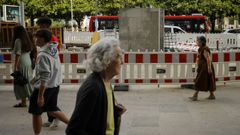 Las obras de remodelaci�n prosiguen en los Cantones de A Coru�a