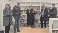 Visita del delegado de la Xunta a las obras de ampliaci�n de la biblioteca del CEIP Seixalbo