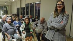 Mara lvarez dio una charla en la asociacin de vecinos A Ponte