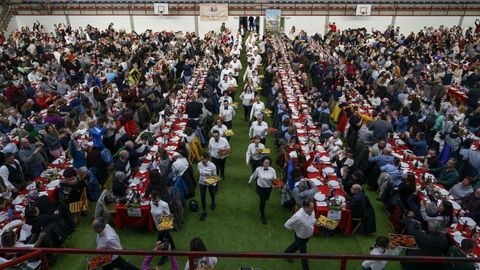 Imagen del recinto de la comida oficial en la pasada edici�n de la fiesta