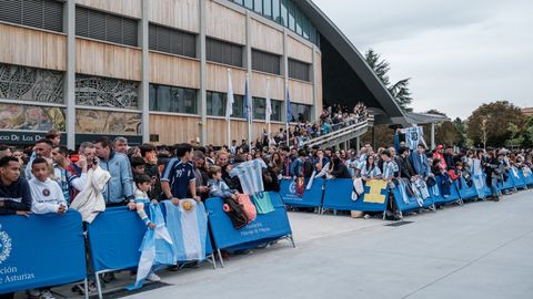 Acto de Leo Messi en el Palacio de los Deportes de Oviedo