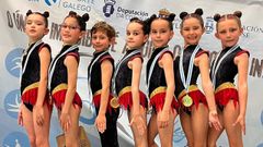 El conjunto prebenjam�n xovense.