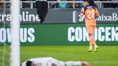 Roony Bardghji, del Barcelona, celebrando su gol contra el Betis
