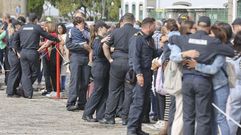 Despedida de la fragata M�ndez N��ez