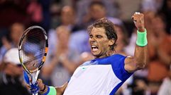Rafa Nadal celebra su victoria en Montreal