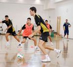 Los santiagueses se entrenaron ayer por la tarde en Kuwait.