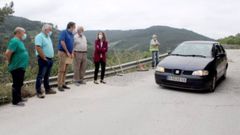 Visita a las obras de la AS-33