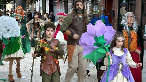Desfile de entroido en A R�a de Valdeorras.