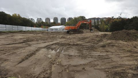 Finca del campus sur de la USC donde se construir la nueva facultad