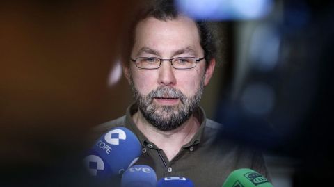  El portavoz de Podemos Asturies, Emilio Le�n, 