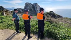 Imagen del operativo de b�squeda en la Costa da Vela