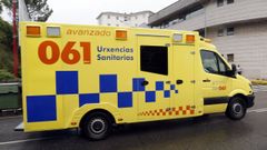 La UVI mvil traslad al baista al Hospital do Salns
