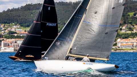 Imagen de una de las regatas del fin de semana