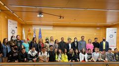 Alumnos y docentes de tres pa�ses pasan estos d�as en el colegio Miraflores 