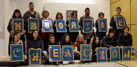 Alumnos que cursan distintos estudios en la EASD Pablo Picasso exponen en el F�rum. 